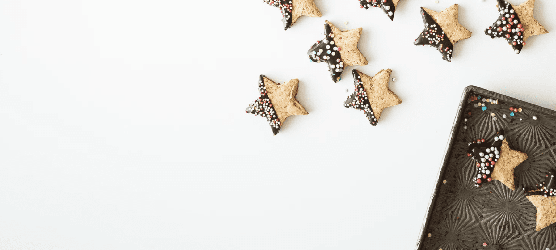 holiday cookies on tray | cosmetic dentist marysville wa