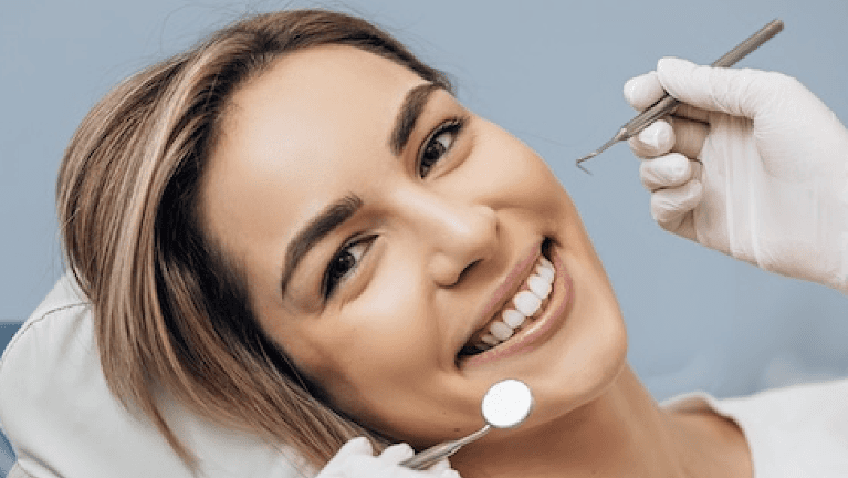 patient receiving dental exam | cosmetic dentist marysville wa
