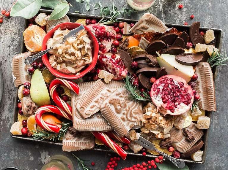 A holiday food platter | cosmetic dentist marysville wa