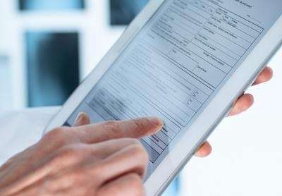 Digital dental records on an ipad | dentist in marysville wa